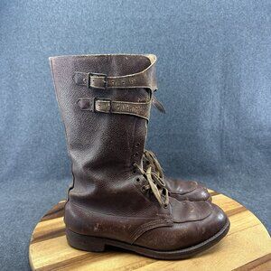 C.W.Horrell WW2 1944 Dated British Army Officer Double Buckled Boots Size 8